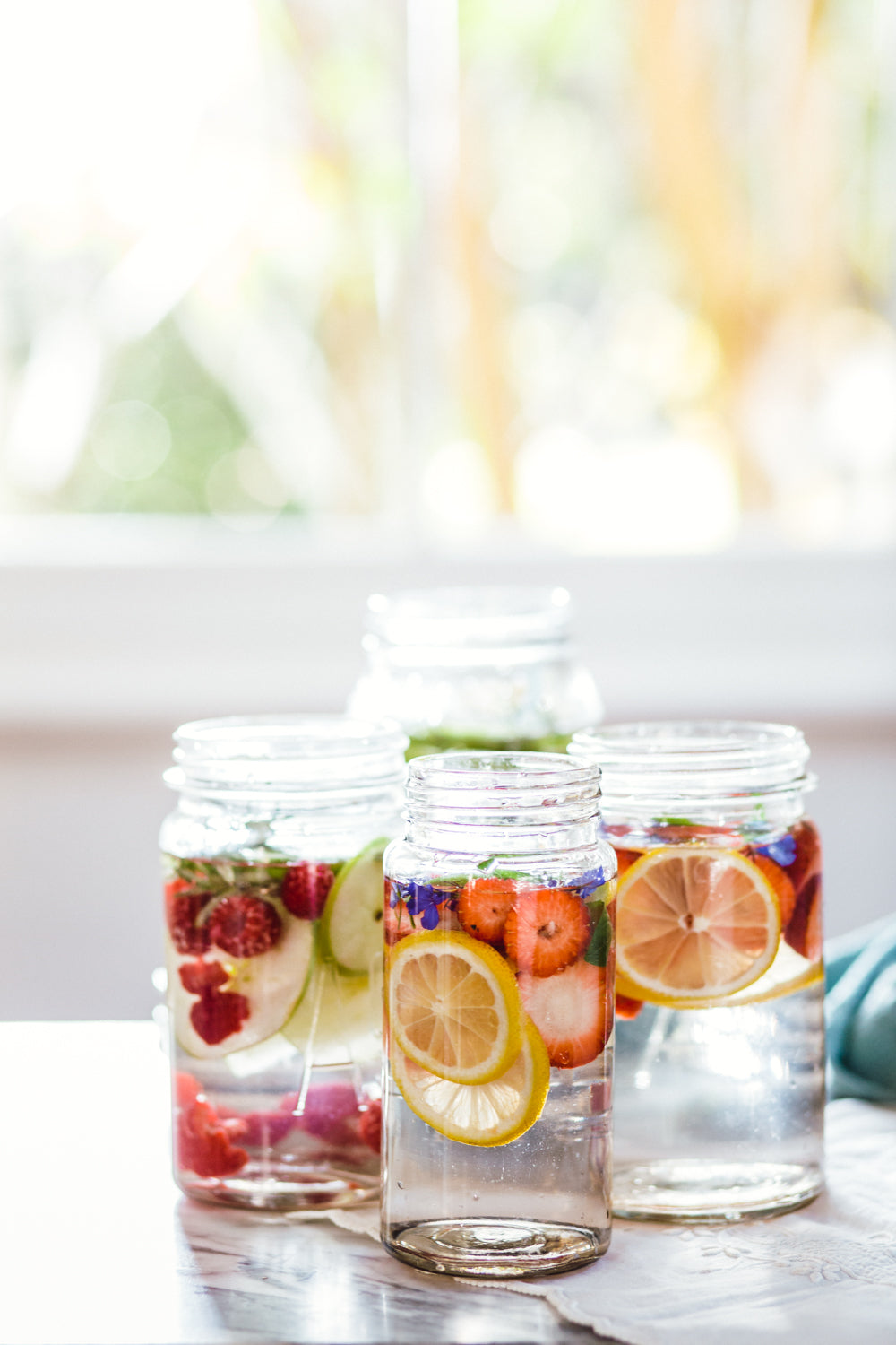 How to Make Summer Fruit Mason Jars