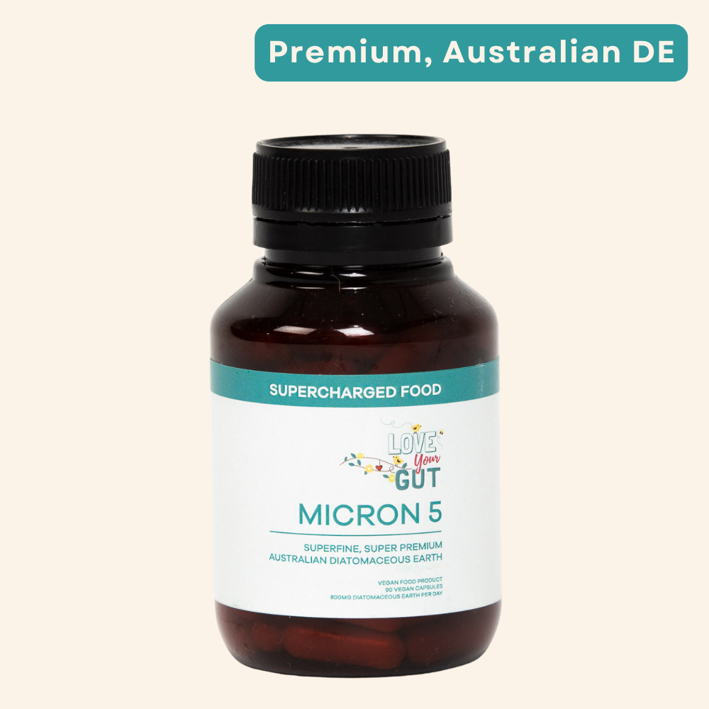 Micron 5 Australian Diatomaceous Earth, 90 capsules