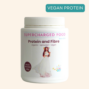 Protein and Fibre Powder - Vegan, Organic, Nutritionist-Grade | Chocolate